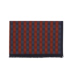Etole Damier Stripes rouge et bleu.