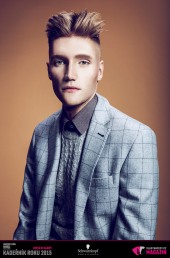 Kadeřník roku 2015: Pánský komerční účes (Jan Chvojka – Salon Petra Měchurová)