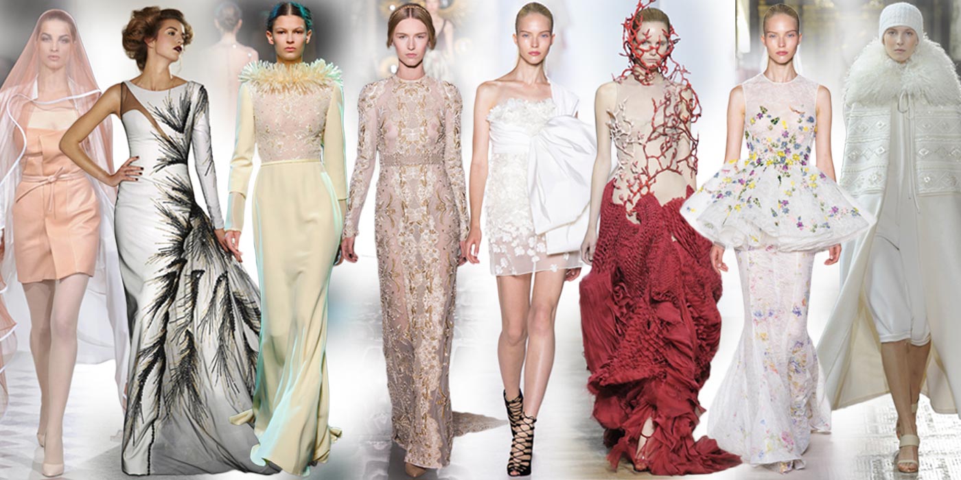 Pojďte se podívat na inspirace a svatební témata tak, jak je přinesl letošní podzimní Haute Couture Fall 2013