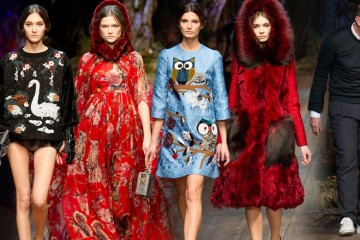 Pohádková kolekce Dolce&Gabbana pro podzim a zimu 2014/15.