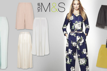 Marks&Spencer do své jarní a letní kolekce 2014 zařadil hned několik modelů dlouhých širokých kalhot.