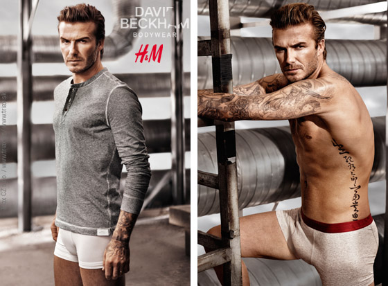 Sexy Beckham předvádí svoji kolekci spodního prádla pro H&M
