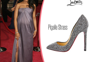 Kerry Washington je v pokročilém stádiu těhotenství, avšak ani proto se nevzdala podpatků. Dorazila v lodičkách od Christian Louboutin.