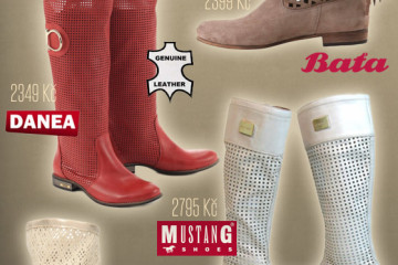 Tipy na jarní kozačky z českých butiků a obuví: Danea, Baťa, CCC a Mustang shoes.