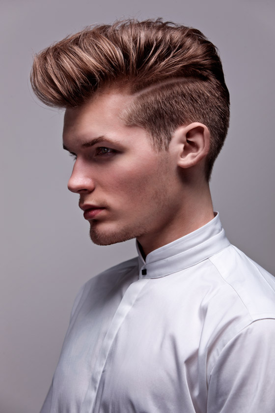 Účesy z kolekce CUT: Monika Martincová – In Hair Studio, pánský střih.