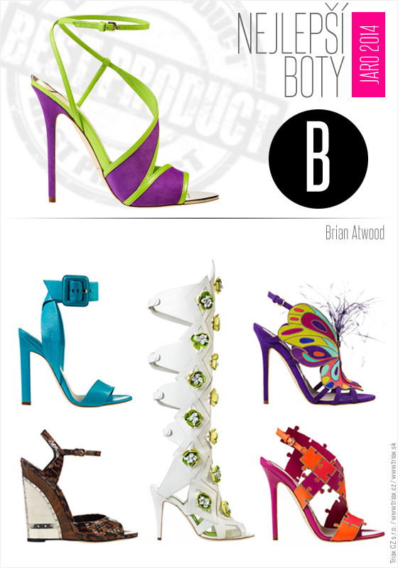 Boty pro jaro a léto od top světových značek: boty Brian Atwood.