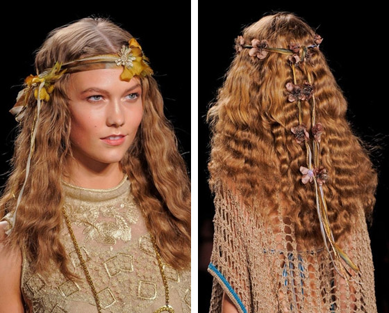 Vlasové doplňky Anna Sui S/S/ 2014