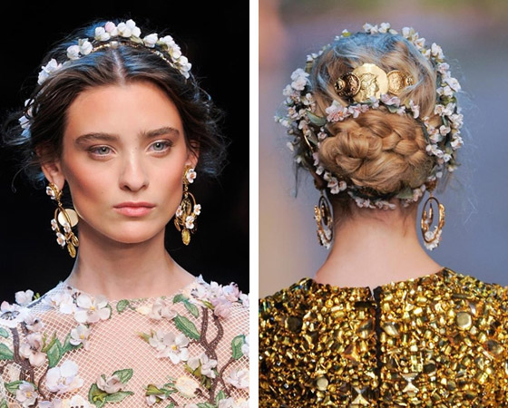Vlasové doplňky Dolce&Gabbana S/S/ 2014