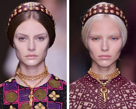 Vlasové doplňky Valentino S/S/ 2014
