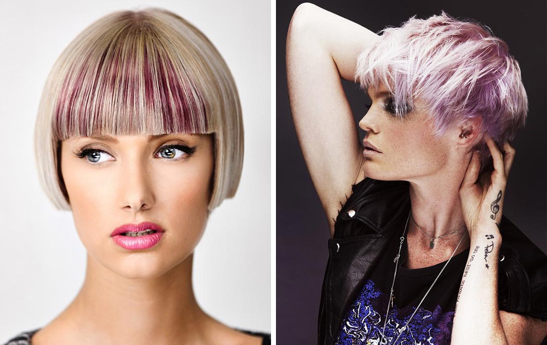 Krátké účesy pro léto 2014: Pinkni se do růžové!