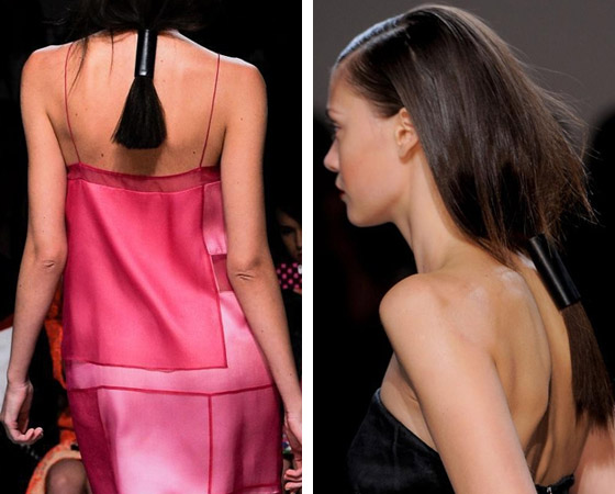 Vlasové doplňky Helmut Lang S/S/ 2014