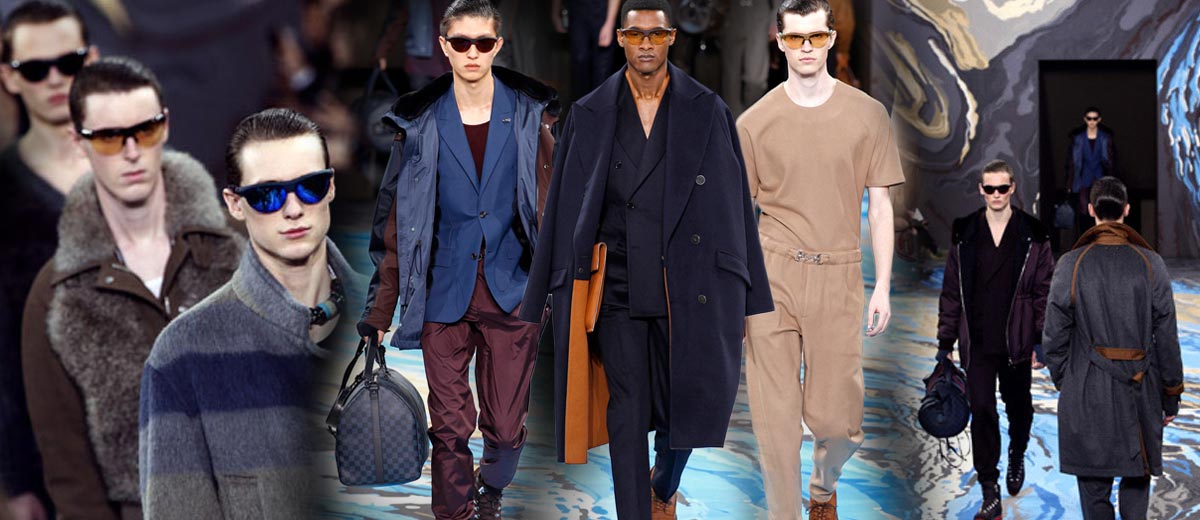 Aktuální pánská kolekce Louis Vuitton pro nadcházející podzim a zimu 2014/2015 je nekompromisně elegantní a maskulinní. Přináší řadu nových nápadů pro pánský šatník.
