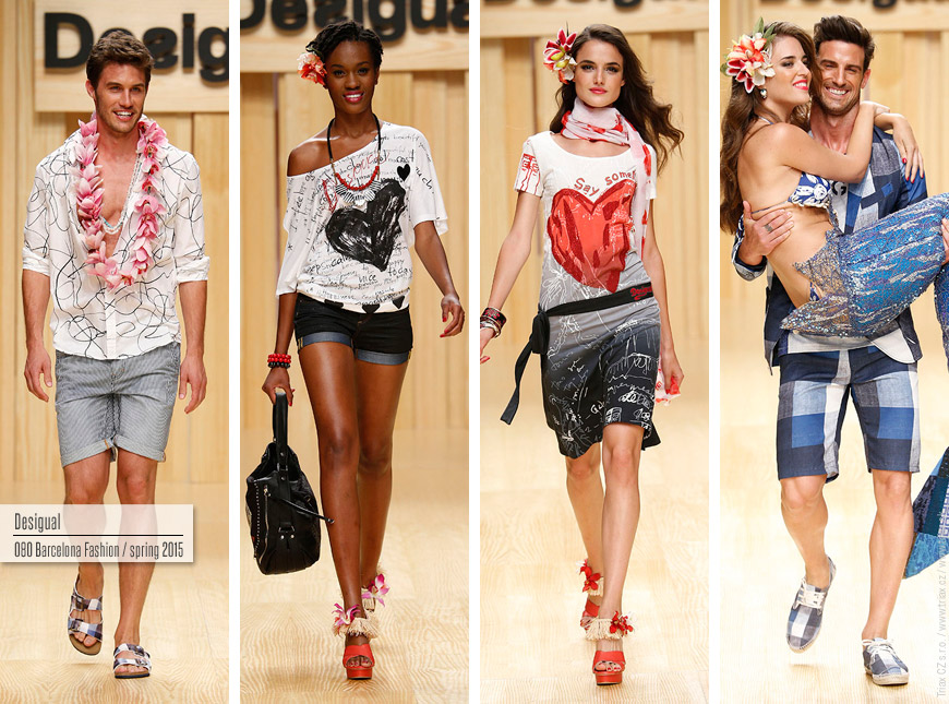 Nejnovější kolekci Desigual představil na přehlídkách 080 Barcelona.