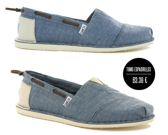 Espadrilky pro muže v džínovém designu.