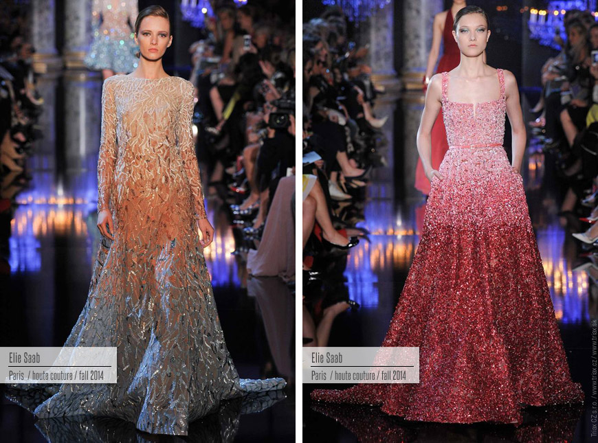 Večerní šaty z kolekce Haute Couture Elie Saab.