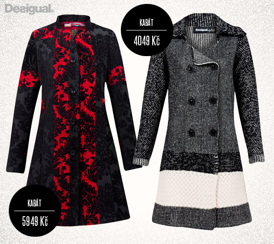 Desigual kabát – modely z kolekce podzim/zima 2014.