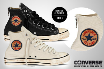 Conversky přichází v sezóně podzim a v zima 2014/2015 s dvěma stěžejními kolekcemi tenisek – Chuck Taylor All Star Back Zip a Chuck Taylor All Star Tri Zip.