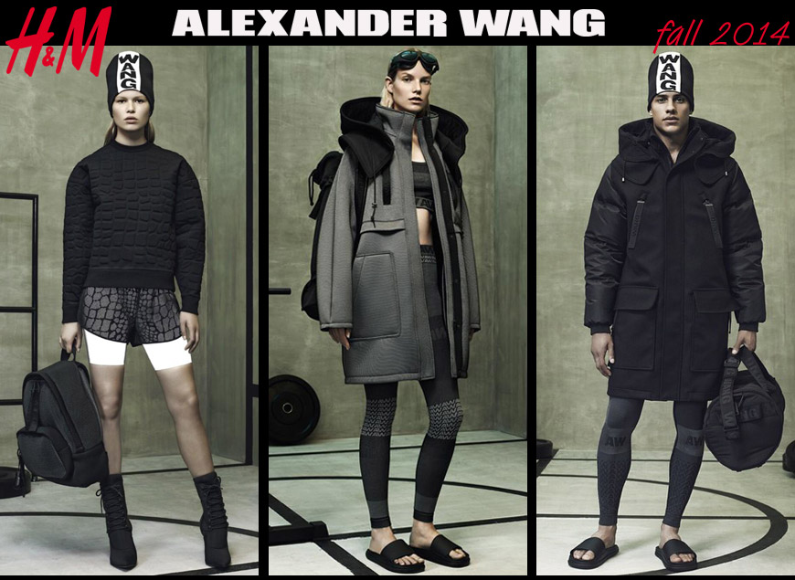 První snímky z kolekce pro H&M na stránkách zveřejnil osobně Alexander Wang na svém Instagramu