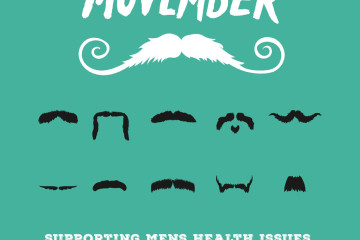 Movember z vás udělá knírače! Pěstujte si knír a pomozte mužskému zdraví!