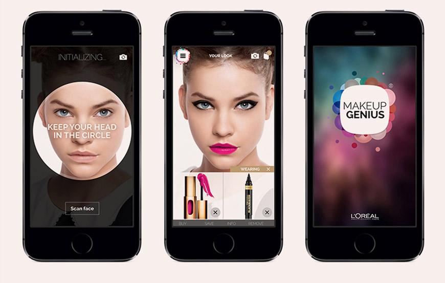 Co stálo za vznikem aplikace Make-up Genius? Značka L´Oréal Paris zkombinovala dostupné znalosti o spotřebitelích a barvách s technologiemi, které dokáží monitorovat obličejovou mimiku. Tímto způsobem se pak podařilo vyvinout ideální algoritmus, který dokáže vytvořit velmi reálnou podobu lidského obličeje a to v reálném čase, pouze za použití fotoaparátu na chytrém telefonu.