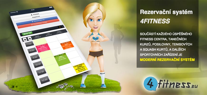 Rezervační systém 4fitness vám pomůže zdokonalit vaše podnikání