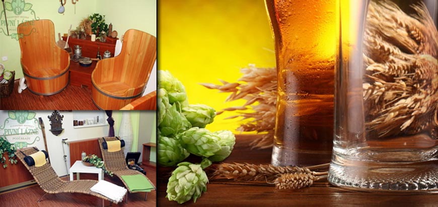 Wellness pobyty pro dva v Pivních lázních potěší jak mužskou, tak ženskou část dvojice!