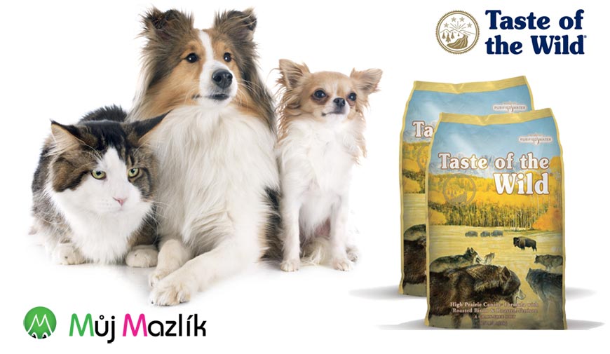 Superprémiová krmiva pro psy a kočky Taste of the Wild patří mezi to nejlepší, čím můžete krmit!
