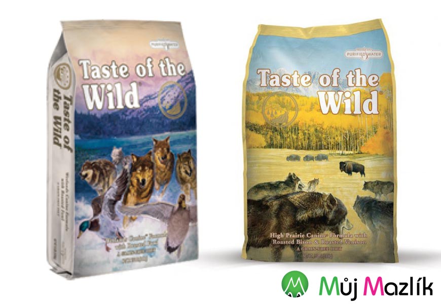 Granule s bizoním a kachním masem Taste of the Wild získali dokonce nejvyšší ohodnocení v prestižním řebříčku Dogfoodanalysis.com.