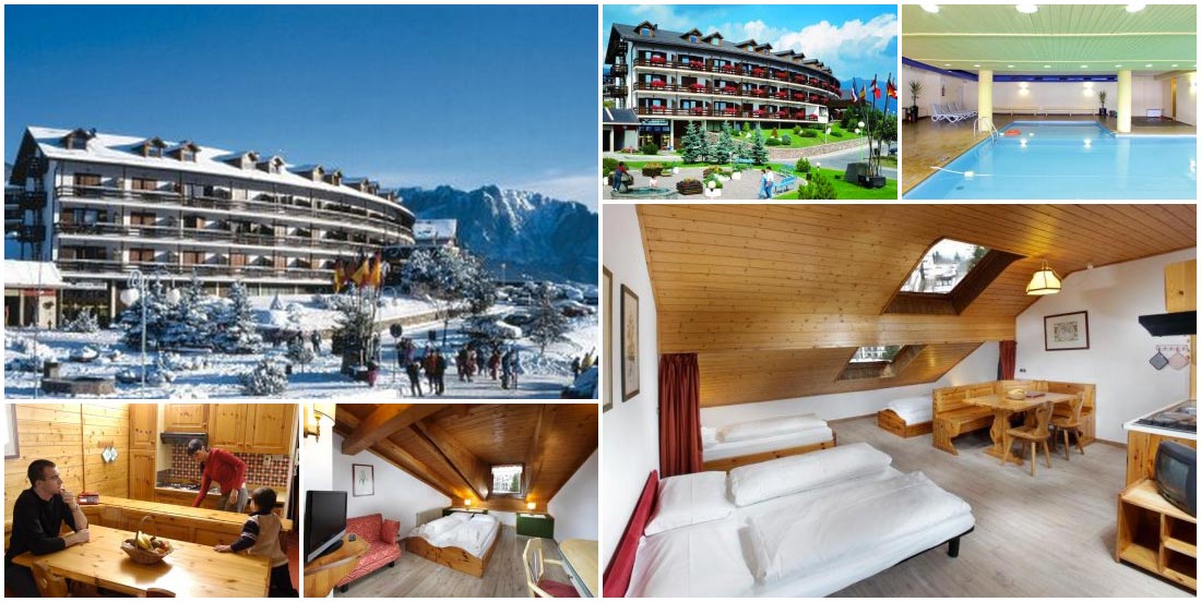 Italské Val di Fiemme – Castello di Fiemme, lokalita Centro Vacanze Veronza, je zárukou skvělé zimní dovolené. Hotel Veronza nabízí i velký bazén nebo saunu.