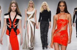 Luxusní sportovní móda podle Haute Couture Atelier Versace pro jaro 2016 se inspirovala nadcházejícími olympijskými hrami v Rio de Janeiro.