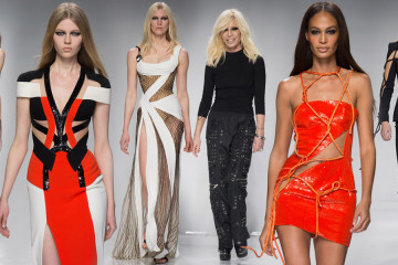 Luxusní sportovní móda podle Haute Couture Atelier Versace pro jaro 2016 se inspirovala nadcházejícími olympijskými hrami v Rio de Janeiro.