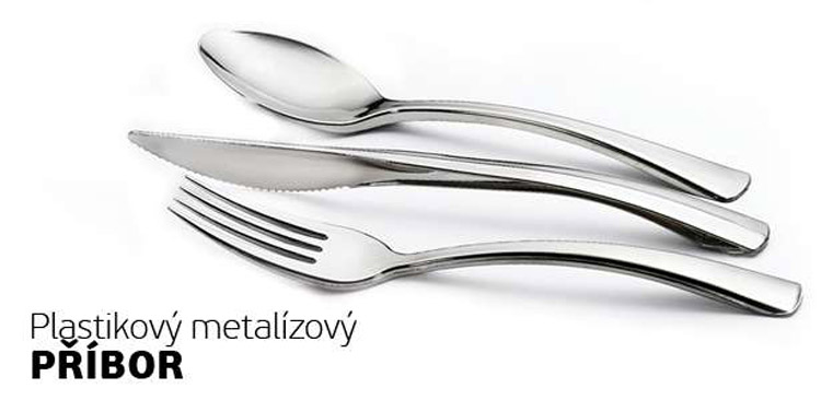 Jednorázové nádobí může být skutečně stylové. (Nádobí na obrázku zakoupíte e-shopu Catershop.cz.)