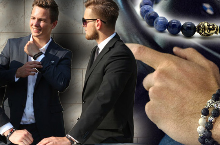 Pánské náramky se nosí z přírodních kamenů. Sortiment s více než 40 modely z pravých přírodních a lávových kamenů nabízí e-shop Decorus.cz.