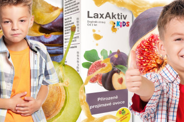 Zácpu lze vyřešit zcela přírodní cestou. U dětí to oceníme ještě více. LaxAktiv využívající přirozeně projímavé vlastnosti některého ovoce.