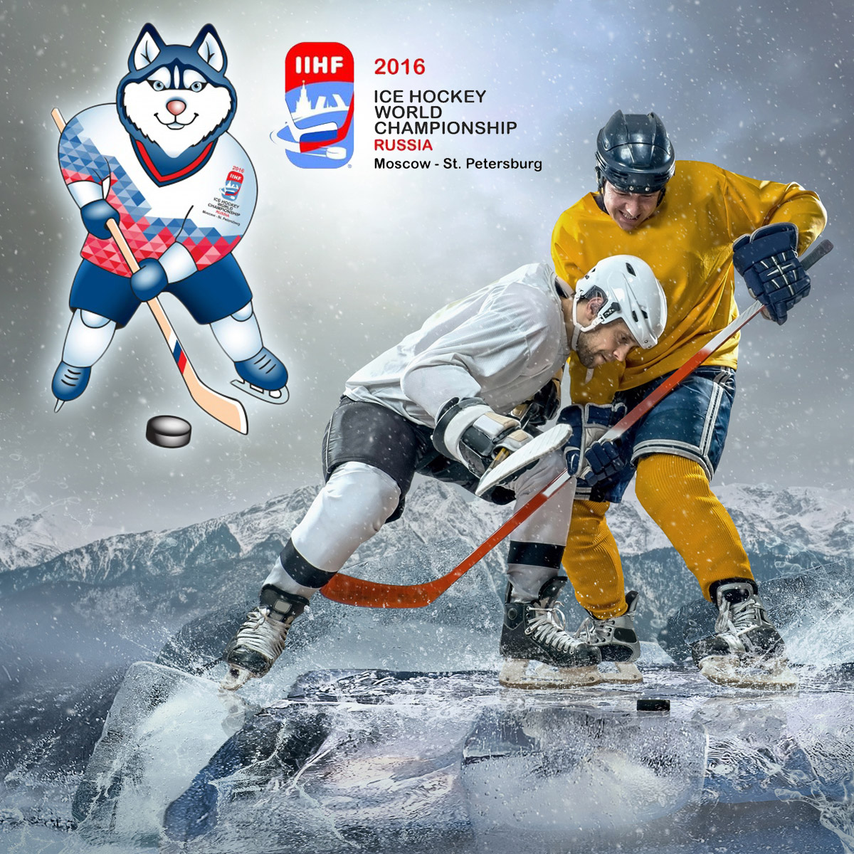 Mistrovství světa v hokeji 2016 se koná v Rusku – v Moskvě a v Petrohradě. Probíhat bude od 6. 5. 2016 do 22. 5. 2016. (Ilustrační foto)