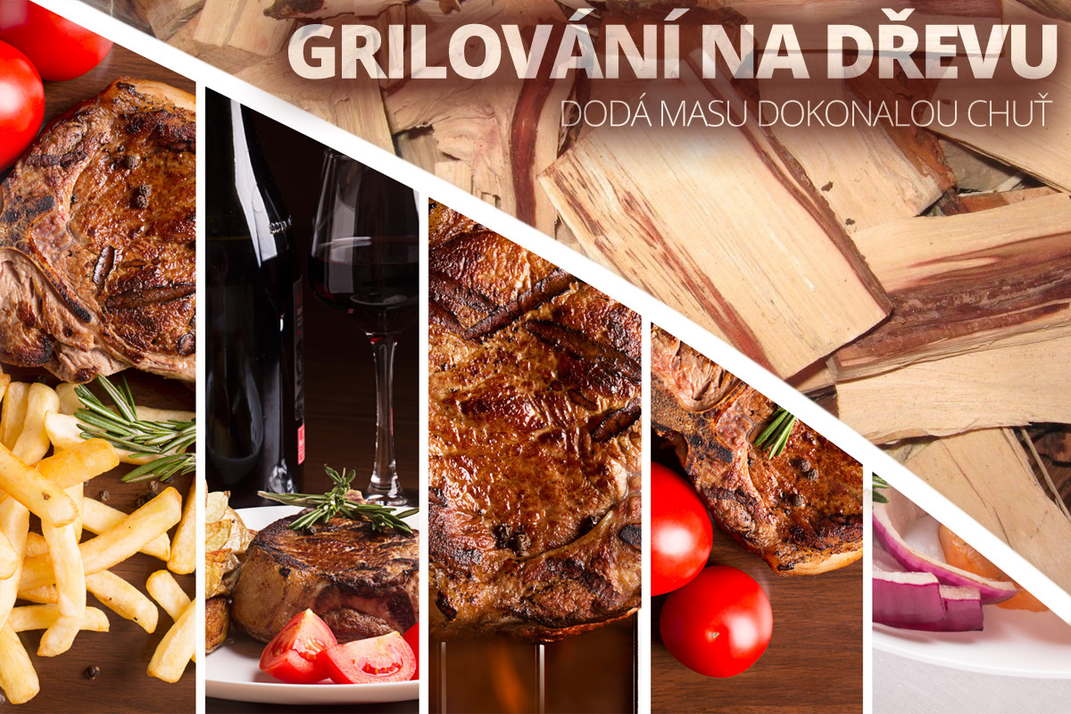 Grilování na grilu za pomoci dřeva je mnohem chutnější, než na komerčně prodávaném dřevěném uhlí, grilovacích briketách nebo na plynu.