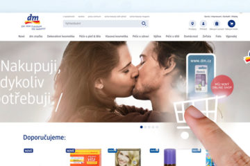 DM drogerie eshop byl spuštěn.