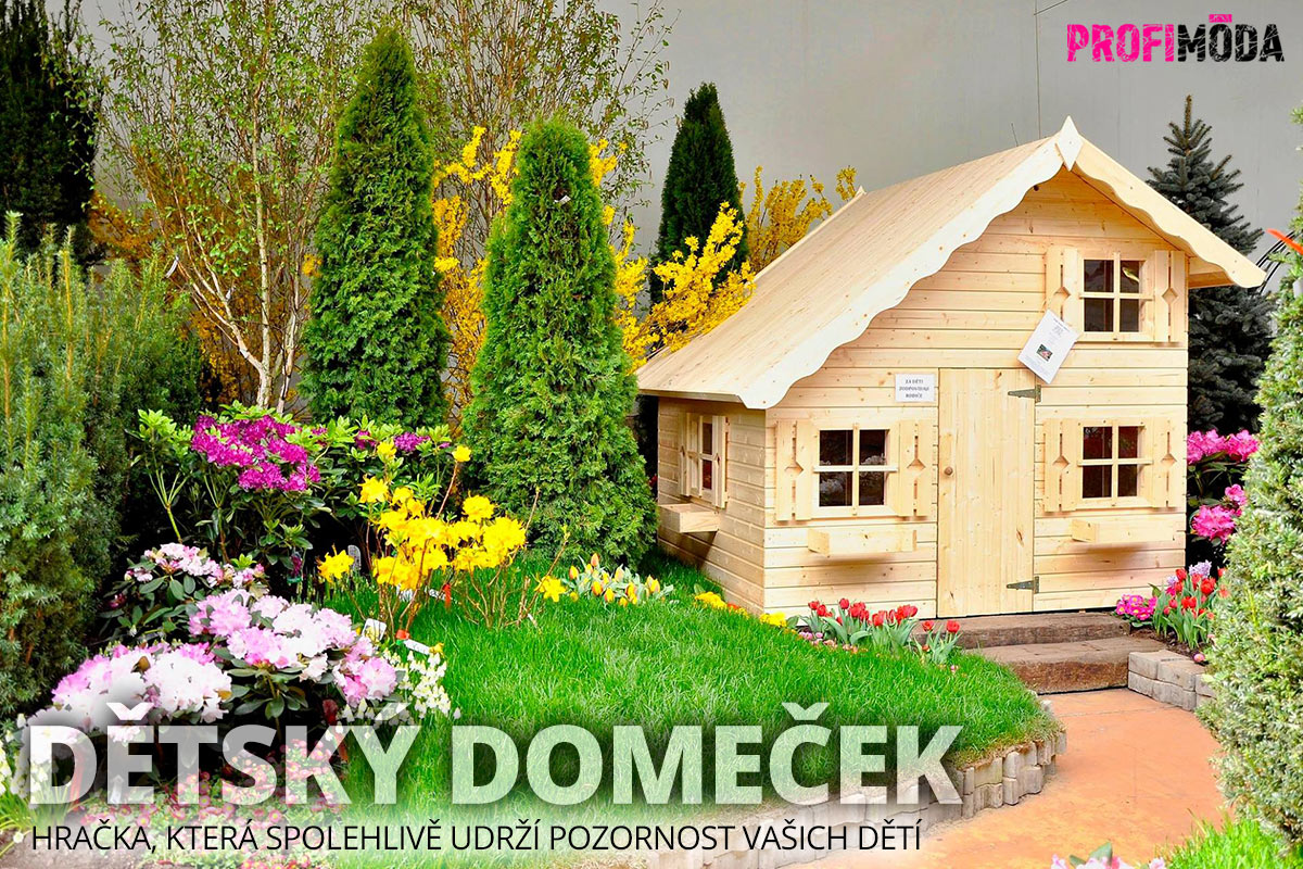 Dřevěné domečky patří mezi nejoblíbenější hračky.