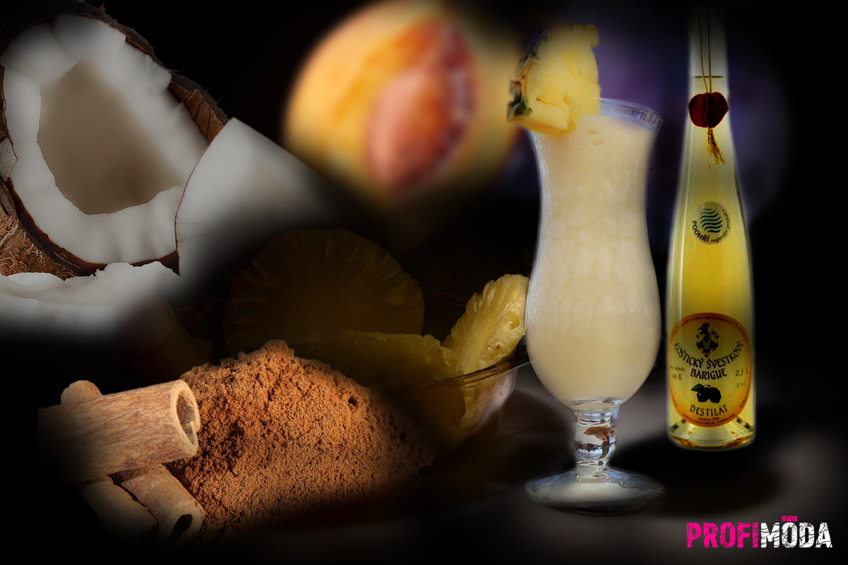 Skořicová Piña Colada se švestkou