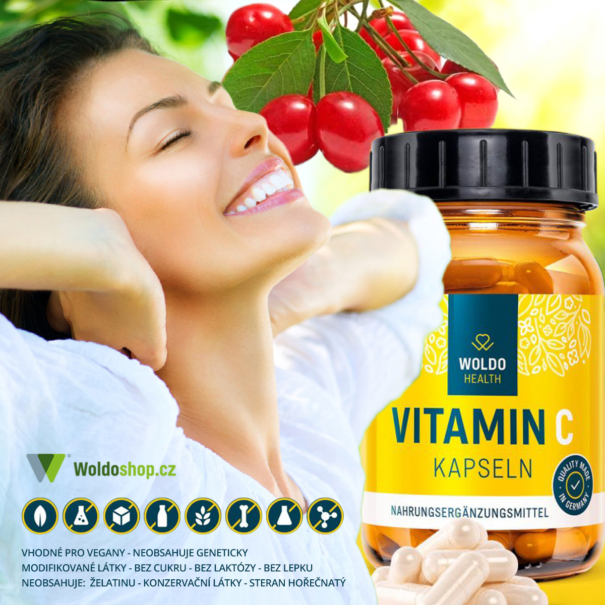 Vitamín C je důležitý nejen pro naše zdraví a imunitu, ale rovněž pro krásu. 
